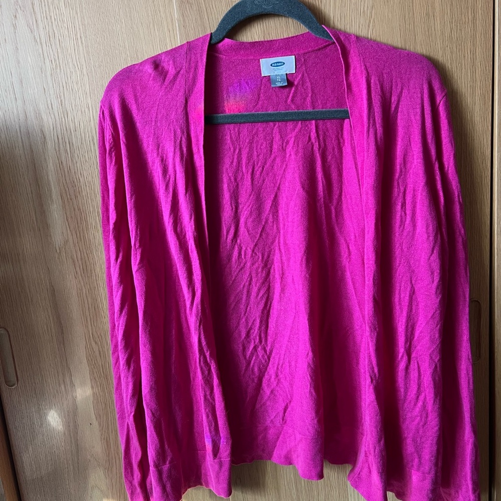 Old Navy Women's Fuchsia Cardigan
